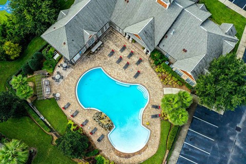 Aerial view of pool  at Reserve Bartram Springs, Jacksonville, FL